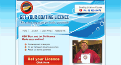 Desktop Screenshot of boatinglicence.com.au